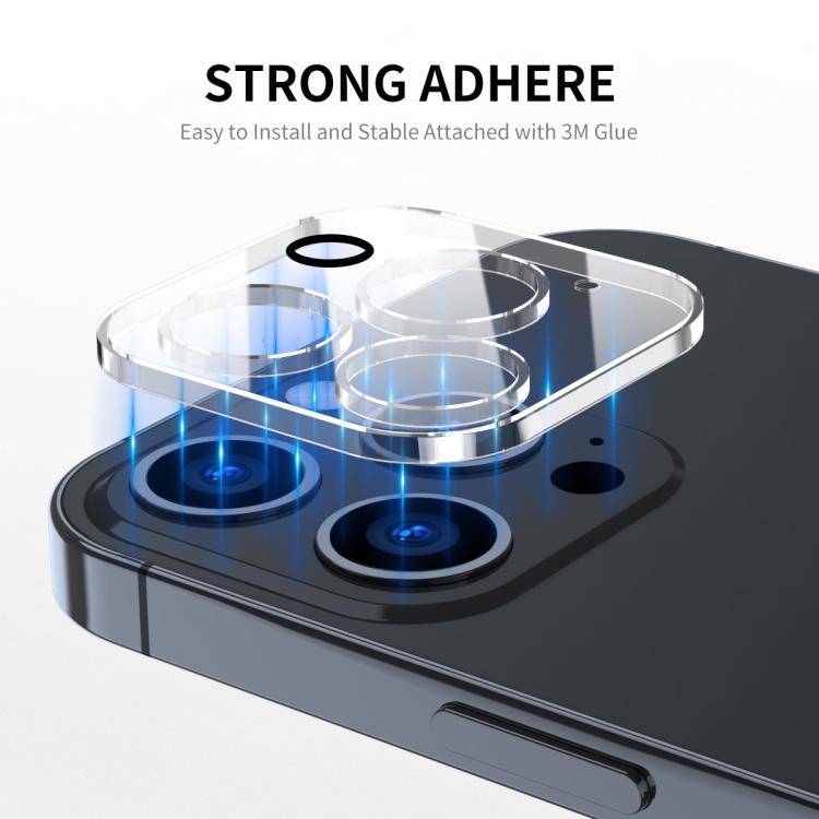 iPhone 17 Pro Max 2pcs 9H Rear Camera Lens Tempered Glass