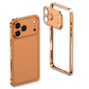 iPhone 17 Pro Max Aluminum Metal Bumper Case with Lens Guard