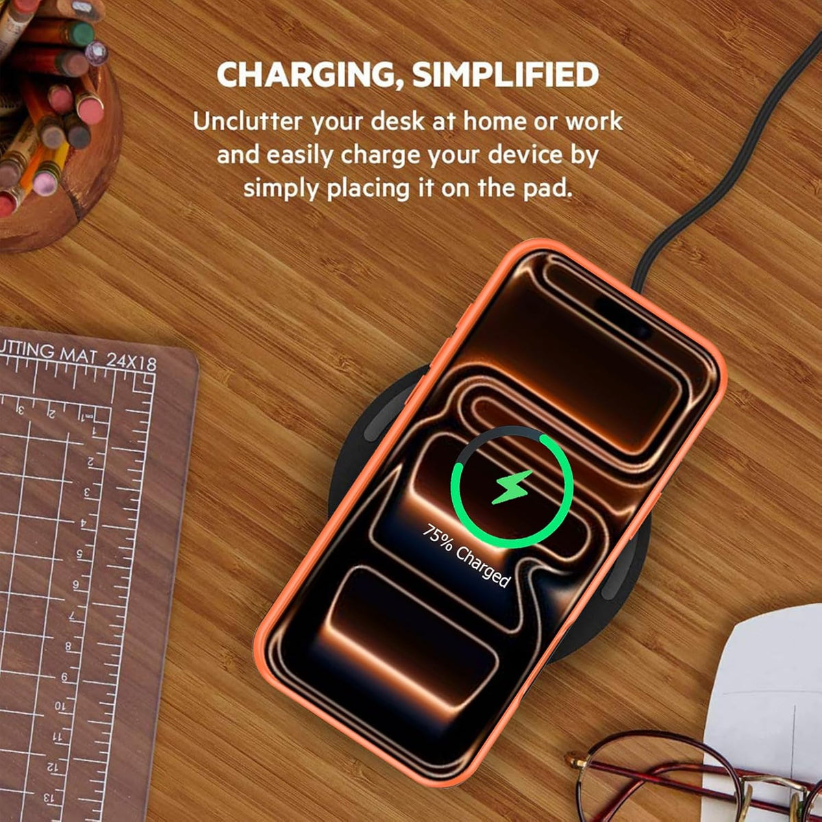 The main parts inside a wireless car charger