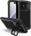 iPhone 17 Pro Max Camera Cover Kickstand Metal Case