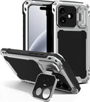 iPhone 17 Pro Max Camera Cover Kickstand Metal Case