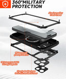 iPhone 17 Pro Max Camera Cover Kickstand Metal Case