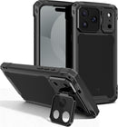 iPhone 17 Pro Max Camera Cover Kickstand Metal Case