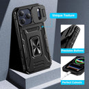iPhone 17 Pro Max Case with Belt Clip Holster and Kickstand Black