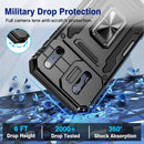 iPhone 17 Pro Max Case with Belt Clip Holster and Kickstand Black