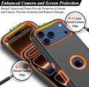 iPhone 17 Pro Max Case, with Belt Clip Holster Heavy Duty Rugged Shockproof
