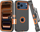 iPhone 17 Pro Max Case, with Belt Clip Holster Heavy Duty Rugged Shockproof