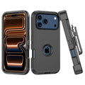 iPhone 17 Pro Max Case, with Belt Clip Holster Heavy Duty Rugged Shockproof
