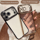 iPhone 17 Pro Max clear glitter diamond rhinestone case