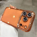 iPhone 17 Pro Max clear glitter diamond rhinestone case