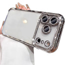 iPhone 17 Pro Max clear glitter diamond rhinestone case