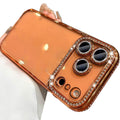 iPhone 17 Pro Max clear glitter diamond rhinestone case