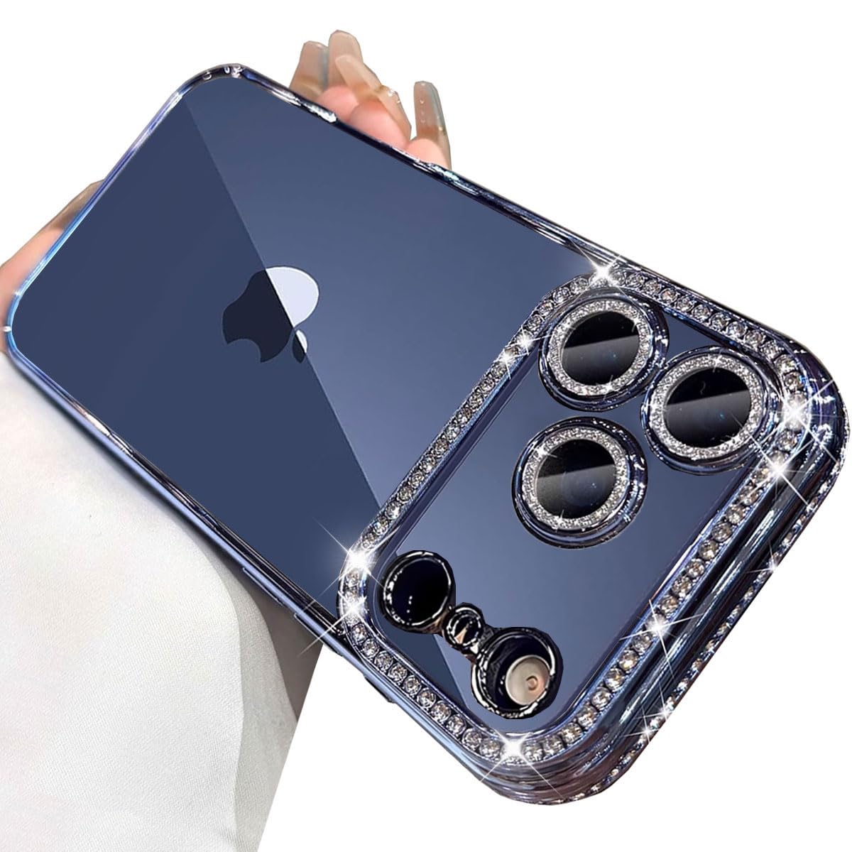 iPhone 17 Pro Max clear glitter diamond rhinestone case iPhone 17 Pro Max clear glitter diamond rhinestone case