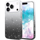 iPhone 17 Pro Max clear glitter sparkle gradient pink case