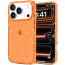 iPhone 17 Pro Max clear glitter sparkle gradient pink case