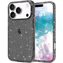 iPhone 17 Pro Max clear glitter sparkle gradient pink case