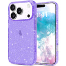 iPhone 17 Pro Max clear glitter sparkle gradient pink case