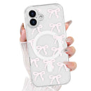 iPhone 17 Pro Max Clear Magnetic Ribbon Case