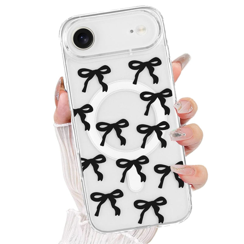 iPhone 17 Pro Max Clear Magnetic Ribbon Case