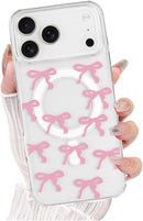 iPhone 17 Pro Max Clear Magnetic Ribbon Case