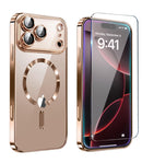 iPhone 17 Pro Max Glossy Magnetic Case Rose Gold