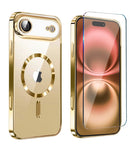 iPhone 17 Pro Max Glossy Magnetic Case Rose Gold