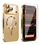 iPhone 17 Pro Max Glossy Magnetic Case Rose Gold