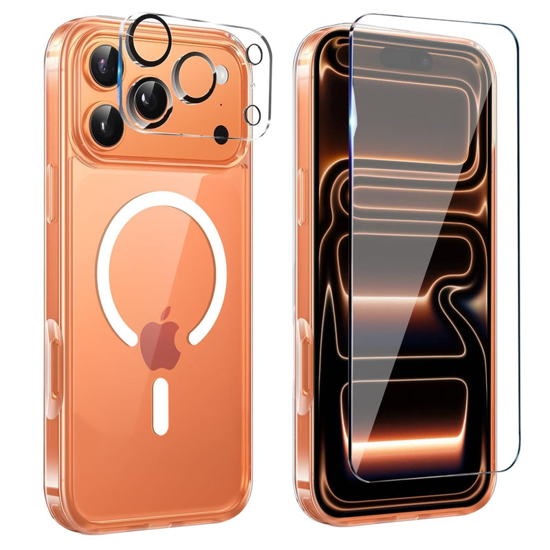 iPhone 17 Pro Max Glossy Magnetic Case Rose Gold
