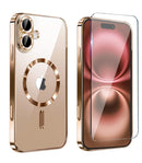 iPhone 17 Pro Max Glossy Magnetic Case Rose Gold