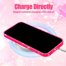 iPhone 17 Pro Max hot pink glitter sparkle case