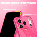 iPhone 17 Pro Max hot pink glitter sparkle case