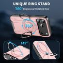 iPhone 17 Pro Max magnetic ring stand case pink