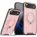 iPhone 17 Pro Max magnetic ring stand case pink