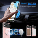 iPhone 17 Pro Max magnetic ring stand case pink