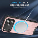 iPhone 17 Pro Max magnetic ring stand case pink