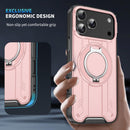 iPhone 17 Pro Max magnetic ring stand case pink