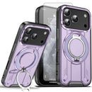 iPhone 17 Pro Max magnetic ring stand case pink