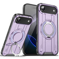 iPhone 17 Pro Max magnetic ring stand case pink