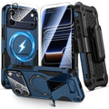 iPhone 17 Pro Max Phone Case with Belt Clip Holster