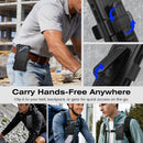 iPhone 17 Pro Max Phone Case with Belt Clip Holster