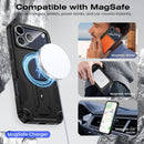 iPhone 17 Pro Max Phone Case with Belt Clip Holster
