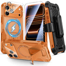 iPhone 17 Pro Max Phone Case with Belt Clip Holster