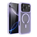 iPhone 17 Pro Max translucent matte magnetic case pink