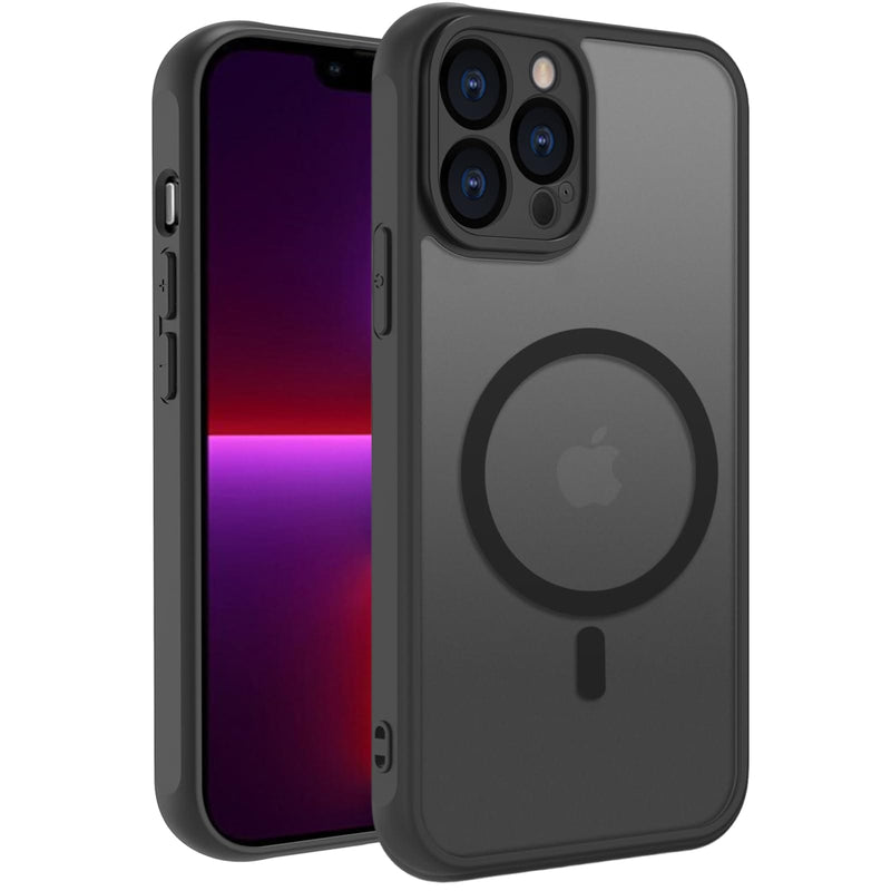 iPhone 17 Pro Max translucent matte magnetic case pink