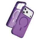 iPhone 17 Pro Max translucent matte magnetic case pink