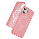 iPhone 17 Pro Max translucent matte magnetic case pink