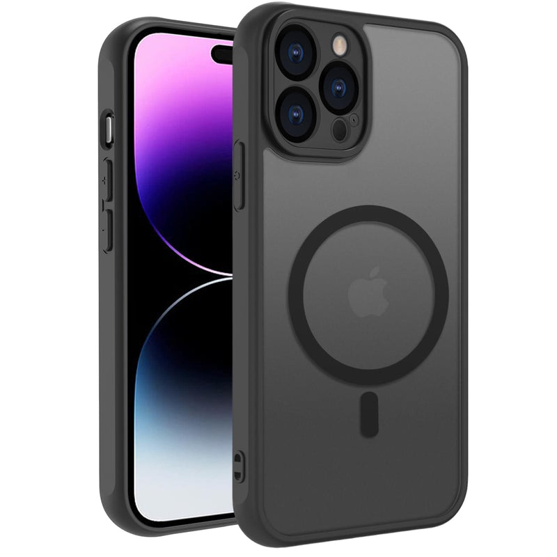 iPhone 17 Pro Max translucent matte magnetic case pink