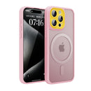 iPhone 17 Pro Max translucent matte magnetic case pink