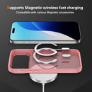 iPhone 17 Pro Max translucent matte magnetic case pink