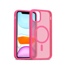 iPhone 17 Pro Max translucent matte magnetic case pink